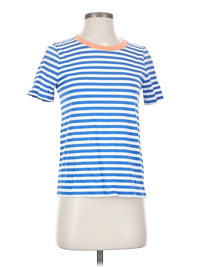 Pre-owned Cos Short Sleeve T-shirt In Blue