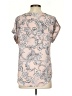Calvin Klein 100% Polyester Paisley Pink Short Sleeve Blouse Size S - photo 2