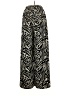 Unbranded Animal Print Black Casual Pants Size S (estimated) - photo 2