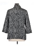 JM Collection Chevron-herringbone Black Coat Size XL - photo 2