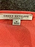 Green Envelope Orange Short Sleeve Top Size M - photo 7