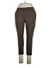 Purejill Solid Brown Active Pants Size M - photo 1