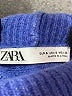 Zara Solid Blue Turtleneck Sweater Size S - photo 7