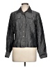 Chico's Metallic Gray Long Sleeve Button-Down Shirt Size L (estimated) - photo 1