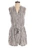 Kelly Renee Stripes Gray Black Romper Size M - photo 1