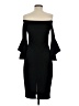 Bebe Black Cocktail Dress Size 4 - photo 2