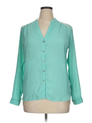 Xhilaration Long Sleeve Blouse (view 1)