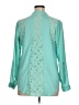 Xhilaration 100% Polyester Teal Long Sleeve Blouse Size XL - photo 2