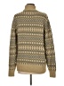 Topman 100% Acrylic Chevron-herringbone Tan Pullover Sweater Size M - photo 2