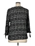 Ruby Rd. Black 3/4 Sleeve Blouse Size XL (petite) - photo 2
