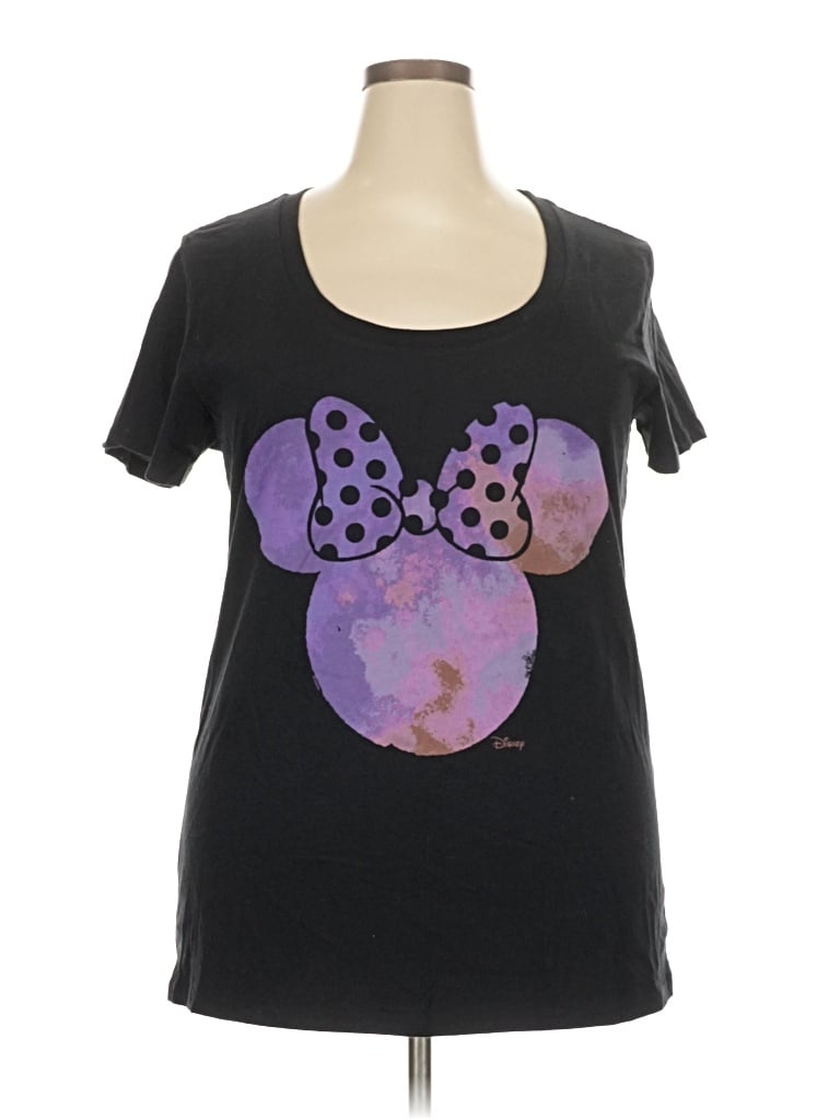 Pre-owned Disney Short Sleeve T-shirt In Black