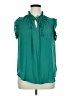 Cupcakes & Cashmere 100% Polyester Teal Sleeveless Blouse Size XL - photo 1