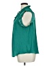 Cupcakes & Cashmere 100% Polyester Teal Sleeveless Blouse Size XL - photo 5