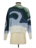 Shein 100% Polyester Color Block Blue Pullover Sweater Size 4 - photo 2