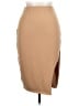 Missguided Solid Tan Casual Skirt Size 12 - photo 1