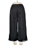 Nia 100% Polyester Solid Black Casual Pants Size XL - photo 2