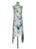 BCBGMAXAZRIA 100% Polyester Tie-dye Blue Cocktail Dress Size XXS - photo 1