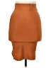 Wow Couture Solid Orange Casual Skirt Size M - photo 1