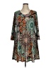 Perfectly Priscilla Teal 3/4 Sleeve Blouse Size XL - photo 1