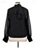 CeCe Black Long Sleeve Blouse Size XL - photo 2