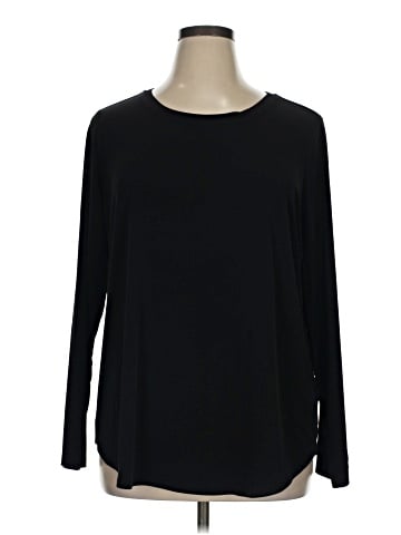 Susan Graver Long Sleeve Top (view 1)
