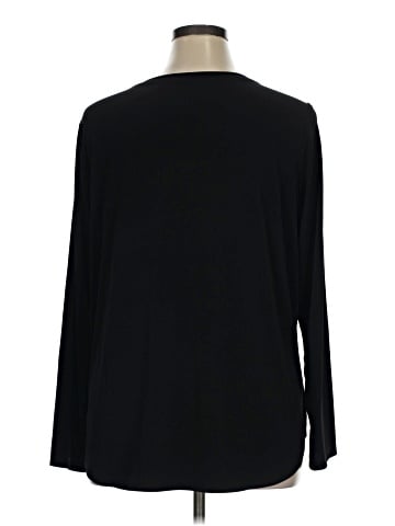 Susan Graver Long Sleeve Top (view 2)