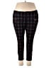 Torrid Plaid Black Active Pants Size 22 - photo 1