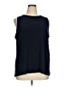 Anne Klein Blue Sleeveless Blouse Size XL - photo 1