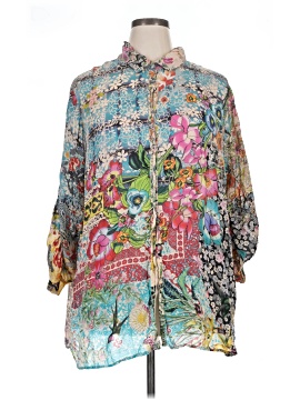 Johnny Was 3/4 Sleeve Blouse