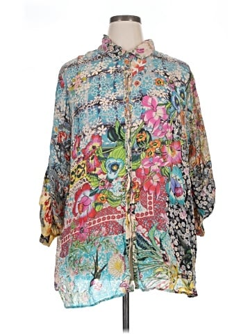 Johnny Was 3/4 Sleeve Blouse (view 1)