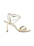 Manolo Blahnik Metallic Gold Heels Size EU 39 1/2 - photo 1