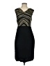 The Limited 100% Polyester Chevron-herringbone Black Cocktail Dress Size 6 - photo 1