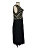 The Limited 100% Polyester Chevron-herringbone Black Cocktail Dress Size 6 - photo 4