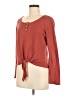 Paper Crane Red Long Sleeve Top Size M - photo 1