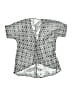 Lularoe 100% Polyester Silver Short Sleeve Blouse Size 2T - 4 - photo 1