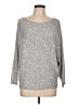 Sadie & Sage Metallic Silver Pullover Sweater Size L - photo 1