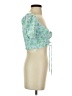 Zara Green Short Sleeve Blouse Size S - photo 4