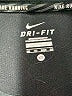 Nike 100% Polyester Black Active T-Shirt Size XS - photo 7