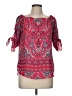 Renee C. Red 3/4 Sleeve Blouse Size M - photo 1