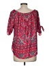 Renee C. Red 3/4 Sleeve Blouse Size M - photo 2