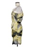 Max and Cleo 100% Polyester Graphic Yellow Cocktail Dress Size 6 - photo 5