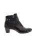 Ecco 100% Leather Black Ankle Boots Size EU 37 - photo 1