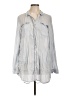 Holding Horses Silver Long Sleeve Blouse Size L - photo 1