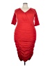 POSESHE Red Cocktail Dress Size 3X - photo 1