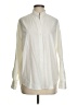 Vince. Ivory Long Sleeve Button-Down Shirt Size S - photo 1