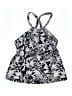 Assorted Brands Print Gray Swimsuit Top Size M - photo 1