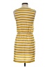 Xtaren 100% Polyester Stripes Yellow Casual Dress Size S - photo 2