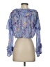 LoveShackFancy Blue 3/4 Sleeve Blouse Size XS - photo 2