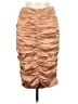 Naked Wardrobe Solid Tan Formal Skirt Size XL - photo 2