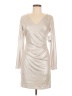 Guess Metallic Silver Cocktail Dress Size 6 - photo 1